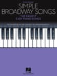 Simple Broadway Songs piano sheet music cover